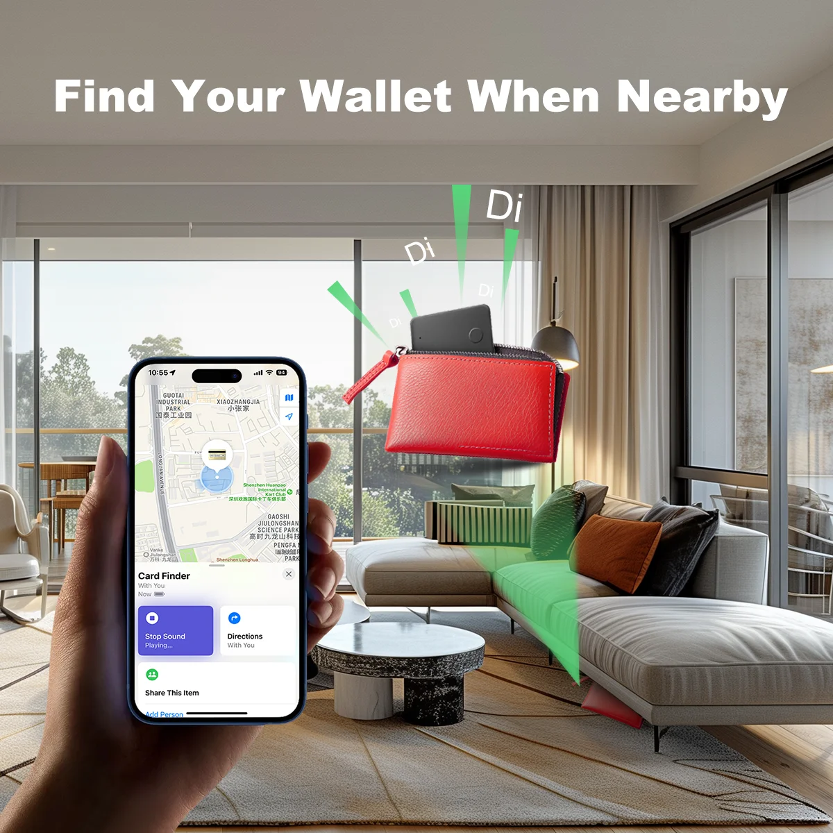 2 STKS IP67 Waterdichte Slimme Sleutelhanger Tas Portemonnee Kaart Tracker Draadloze Geo-Hek Item Finder ABS Plastic Tag Afstandsbediening Tracker Kaart K