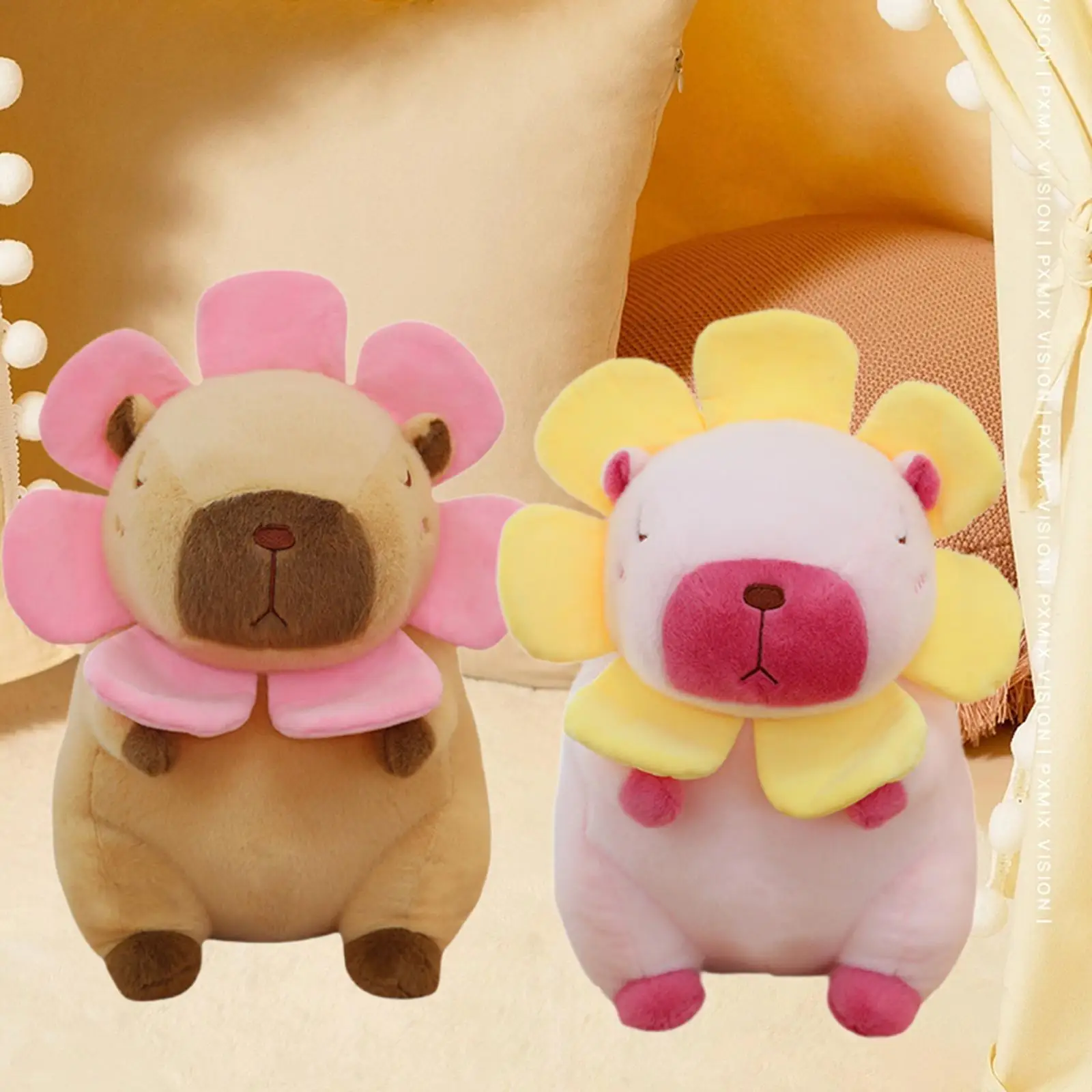 

Capybara Stuffed Animal Car Decorative Soft Toy,Plush Stuffed Animal for Teens Kids Adults Boys Girls Creative Gifts