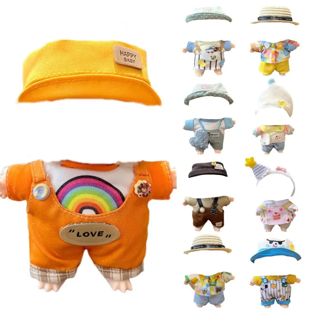 

Fashion Multi Color Doll Clothes Replacement DIY For Labubu Overall Sets Handmade for Labubu Skirt Suit Dollhouse