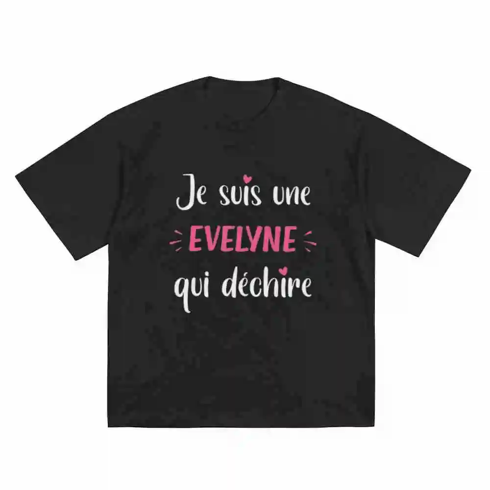 I'm A Kick-Ass Evelyne Short Sleeve Tee 100% Cotton T-Shirt