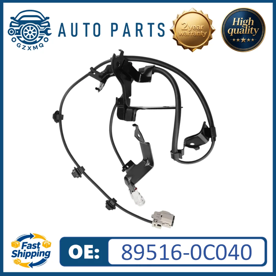 89516-0C040 Sensor de Velocidad de Rueda ABS Delantero Derecho Para Toyota Tundra 2007-2019 Sequoia 2008-2019