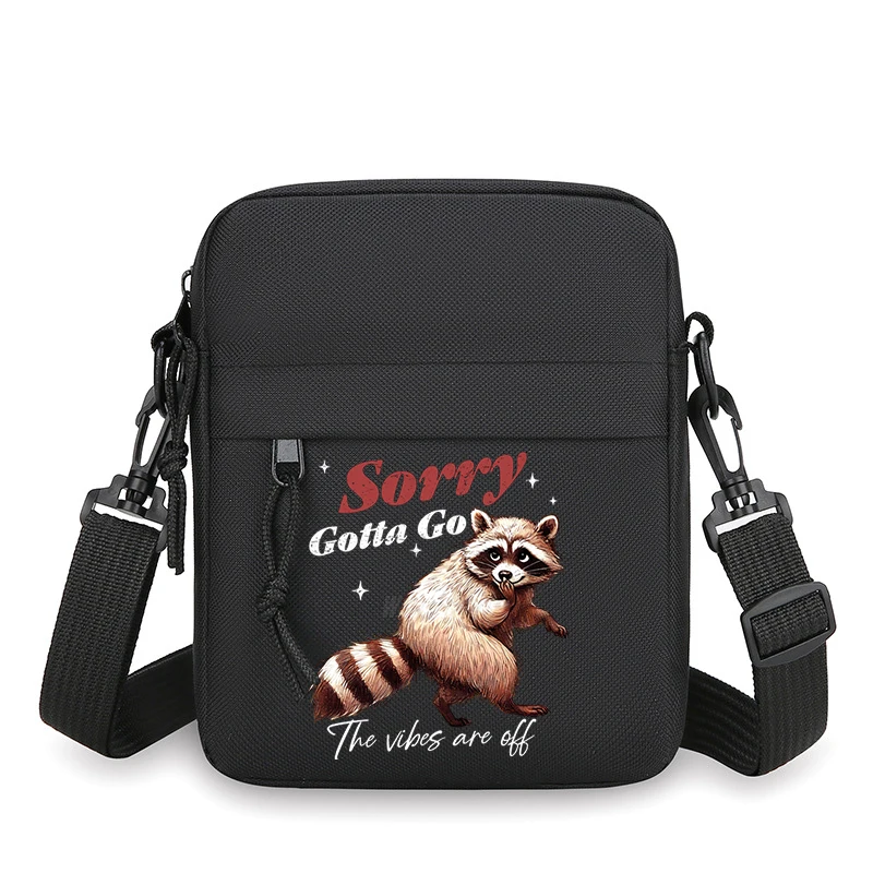 Meme Whatever Duck Print Women Men Shoulder Bag Portable Zipper Mini Phone Pouch Fun Animal Humorous Quotes  Crossbody Bags