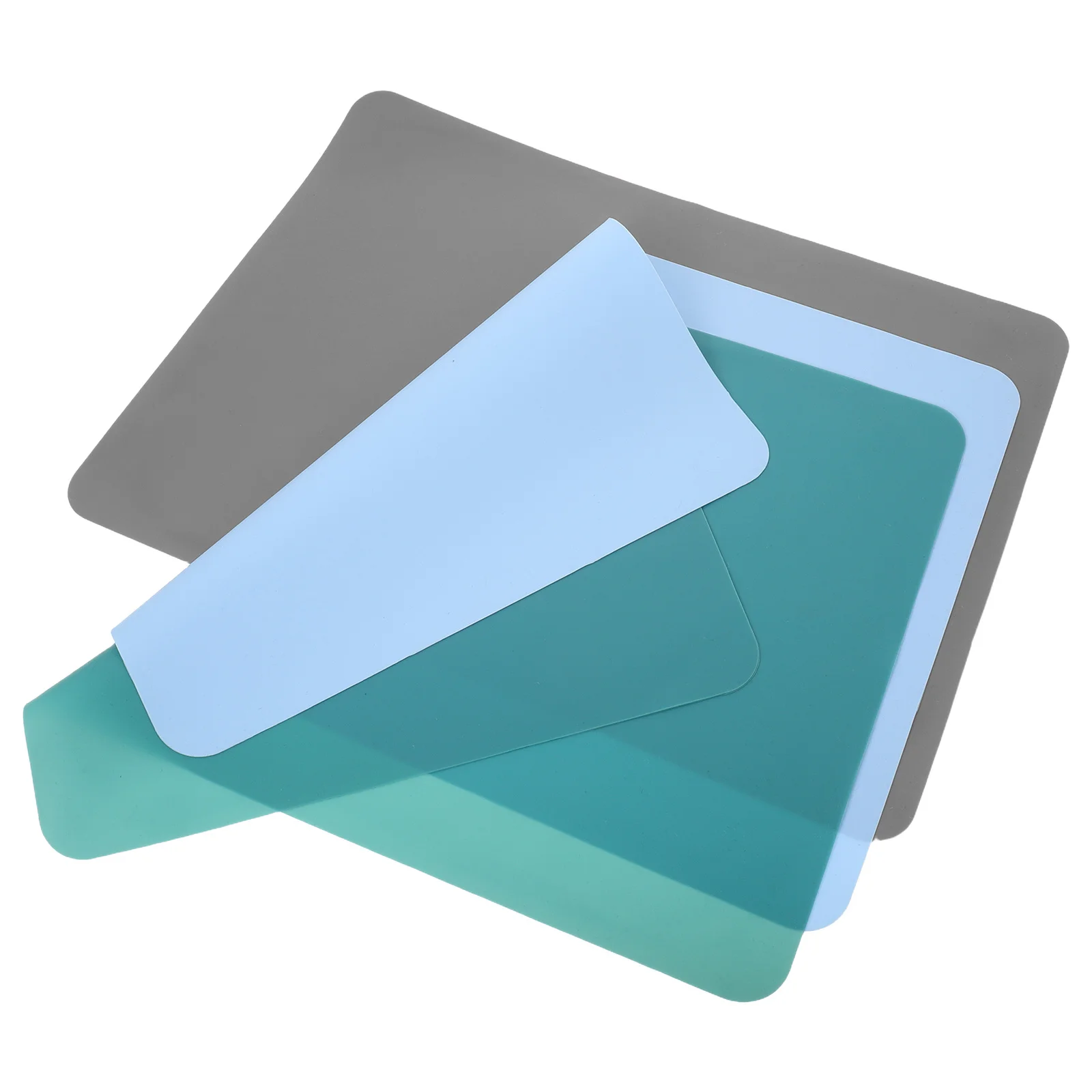 3 قطعة حصيرة حرفية من السيليكون غير قابلة للانزلاق حامي مكتب اللوحة الجدول حصيرة لمساحة العمل الفنية المطبخ كونترتوب الطعام #3