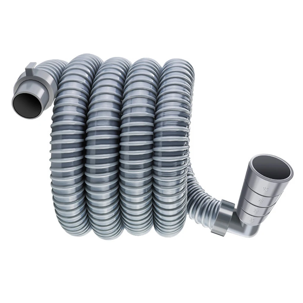 1 متر خرطوم الغسالة يمنع انسداد غسالة أوتوماتيكية بالكامل استنزاف الأنابيب تمديد أجزاء استبدال خرطوم تحت الماء #3