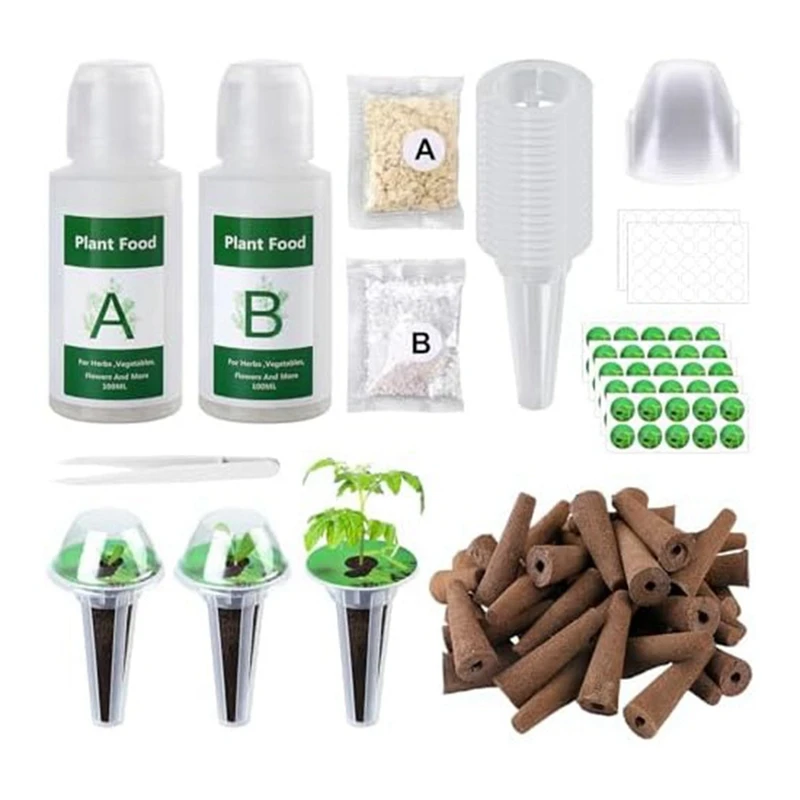 

Hydroponic Pod Grow Sponge Germination Kit For Grow Anything With Plant Food, Grow Sponges, Plant Baskets, Fine Workmanship