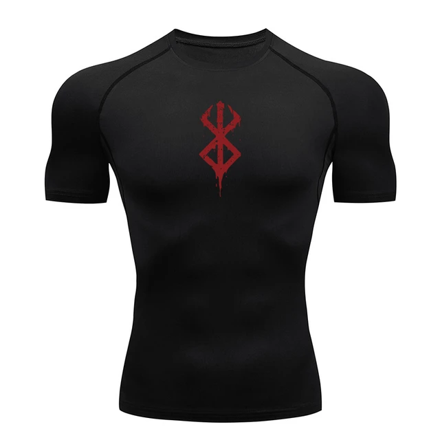 Camiseta de compresion de Anime para hombre ropa deportiva ajustada para correr gimnasio entrenamiento atletico secado rapido Verano AliExpress 200000343