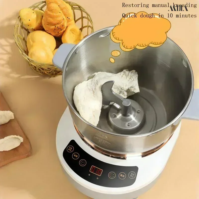 Home small automatic pasta machine and pasta machine stainless steel chef machine flour fermentation rise live noodles
