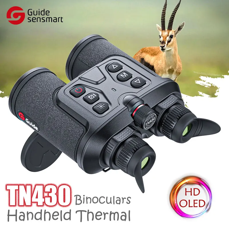 Telescópio infravermelho guia tn430 telêmetro laser handheld binóculos de visão noturna térmica binocular imagem térmica