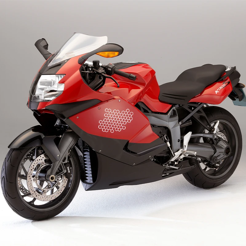 Motorcycle Sticker Honeycomb Helmet Decals Stickers Helmet Decal Waterproof Stickers Motorcycle Decals Bumper Creative Sticker