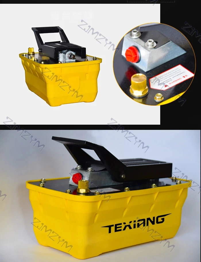 Imagem -04 - Bomba Hidráulica Pneumática do pé Correção da Viga Motoqueiro 2.3l 0.750.95 l Min