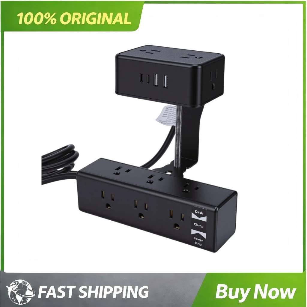 regleta-de-alimentacion-17-en-1-de-doble-capa-con-abrazadera-de-escritorio-puerto-usb-tipo-c-enchufe-electrico-de-carga-cable-de-extension-de-2-m
