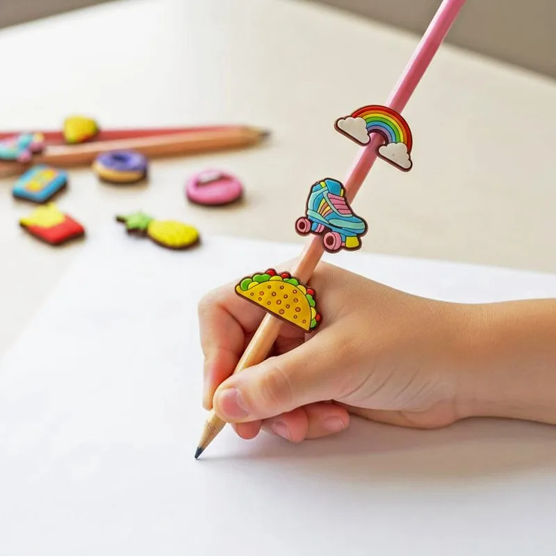 Pencil Charms, Assorted Designs, 30 Count