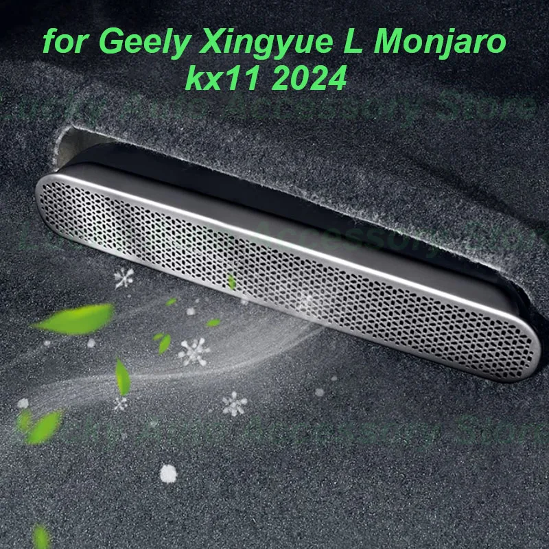 Copertura protettiva per presa d\'aria sotto il sedile dell\'auto per Geely Xingyue L Monjaro KX11 2024 copertura antiblocco per fila posteriore