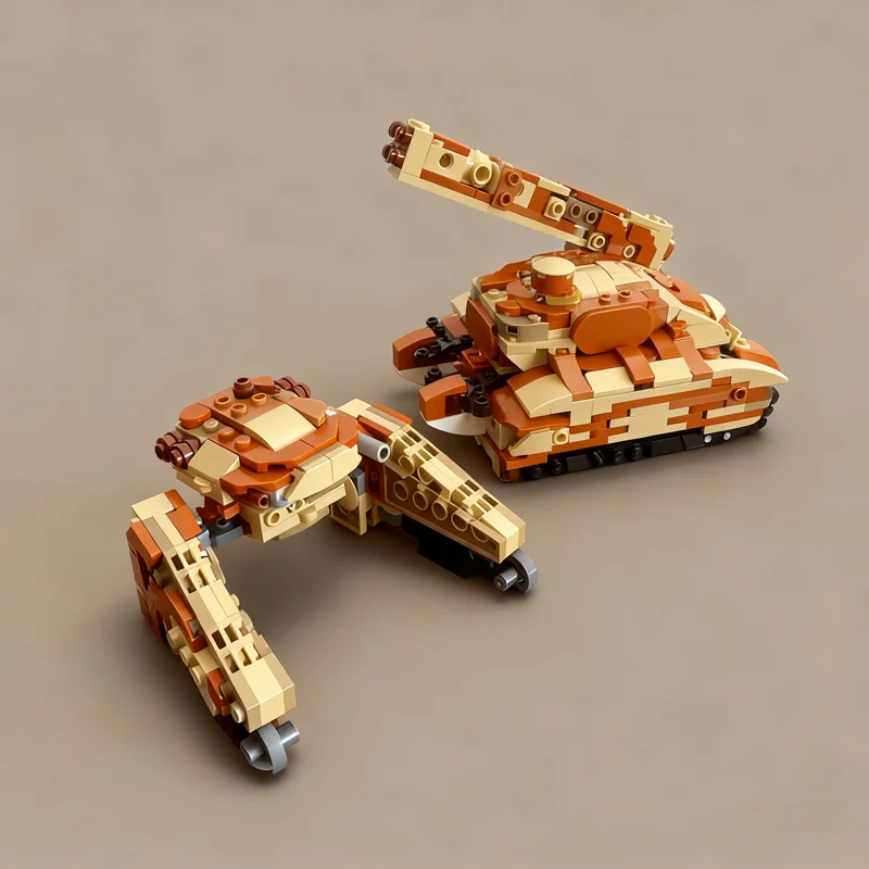 570pcs MOC Shagohod Metal Gear Solid 3 Icons Model Building Toy Blocks Construction Christmas Gift Creative Idea Education Brick