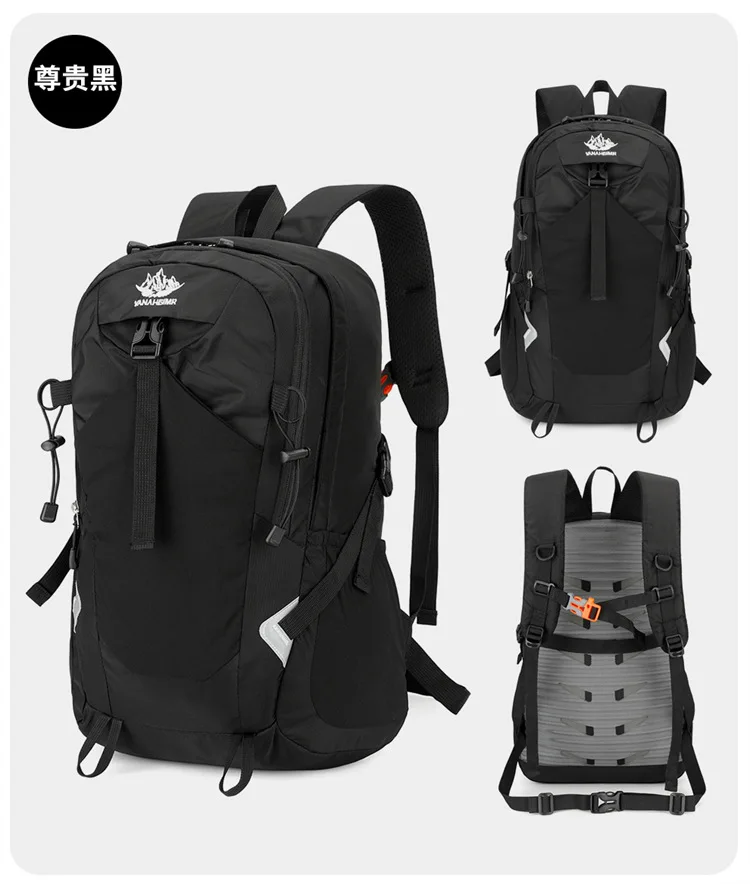 20-35L Outdoor-Wanderrucksack mit großem Fassungsvermögen, Unisex, Camping, Freizeit, Trekking, wasserdichte Sporttasche, City Wildness, Nylon, atmungsaktiv – Detail 24