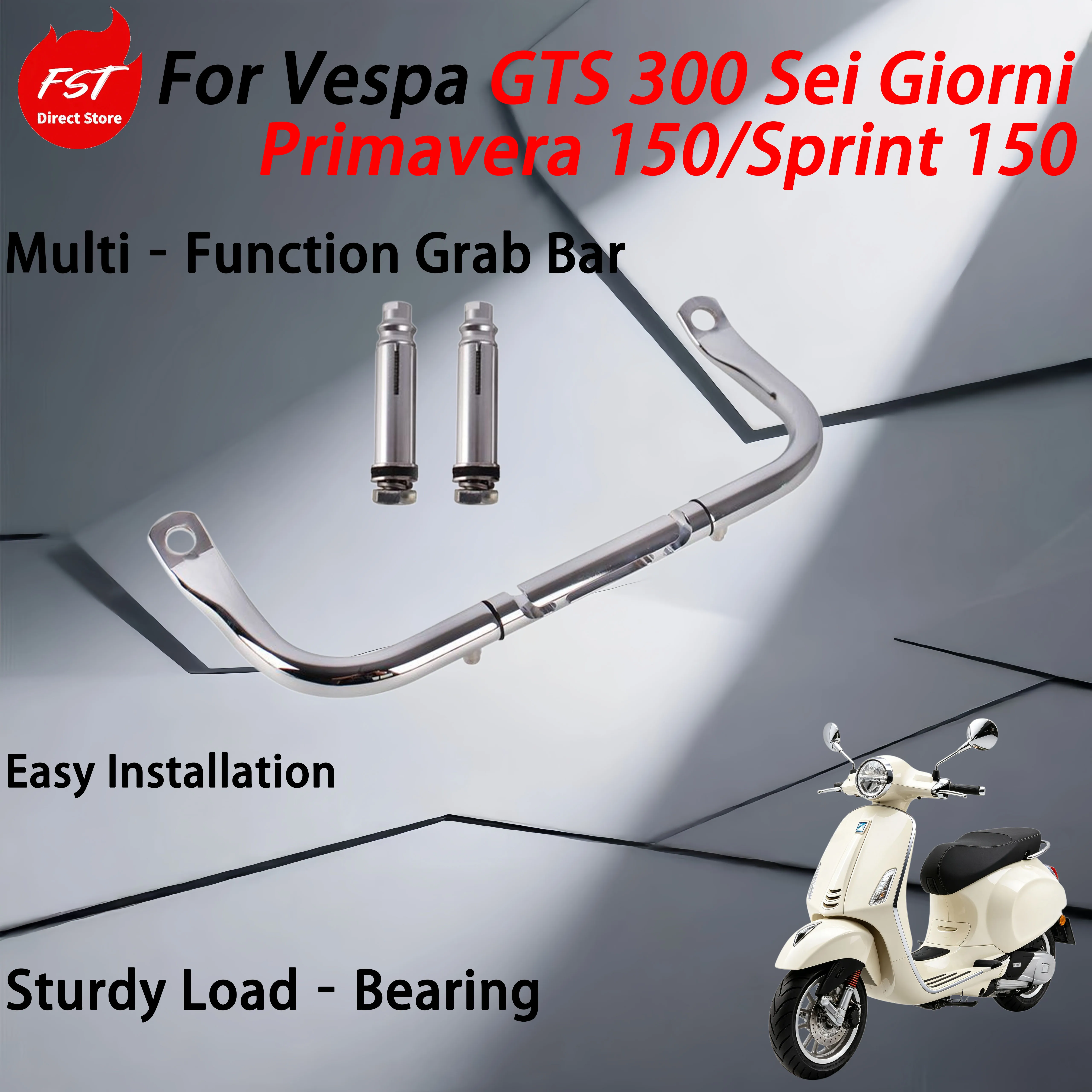 For Vespa GTS 300 Sei Giorni/Primavera 150/Sprint 150 modification accessories multi-functional armrest children's armrest