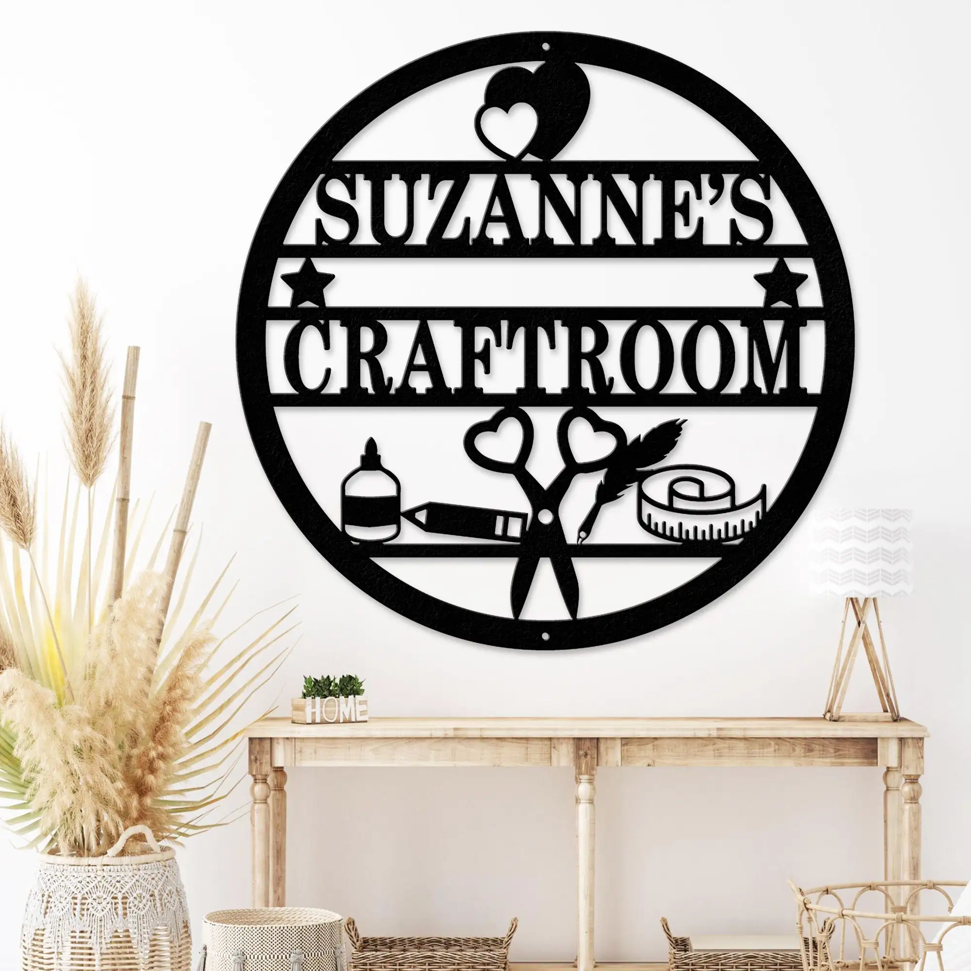 Custom Craftroom Sign Metal Sign, Personalized Craftroom Sign, Craftroom Sign, Personalized Quilting Room Decor
