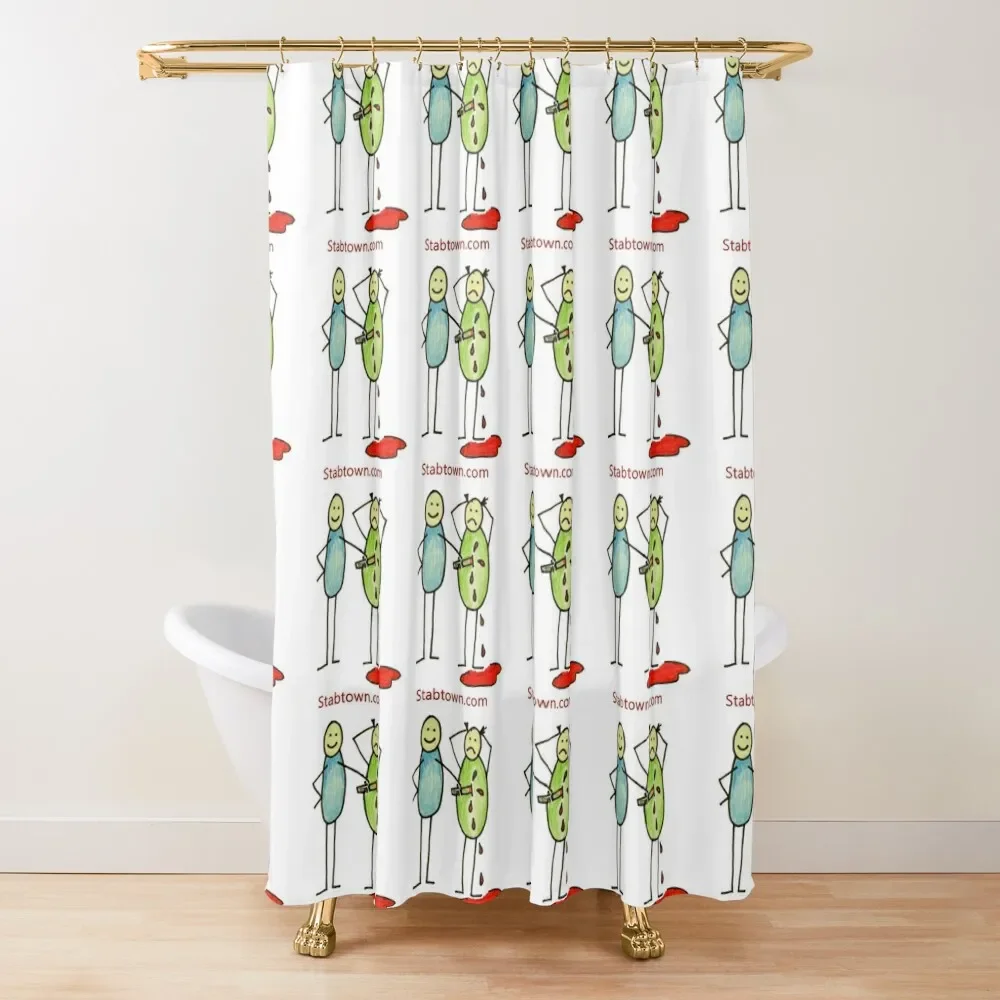 

Stabtown Stabbers Shower Curtain Bathroom Fabric Bathroom Shower Set Curtain