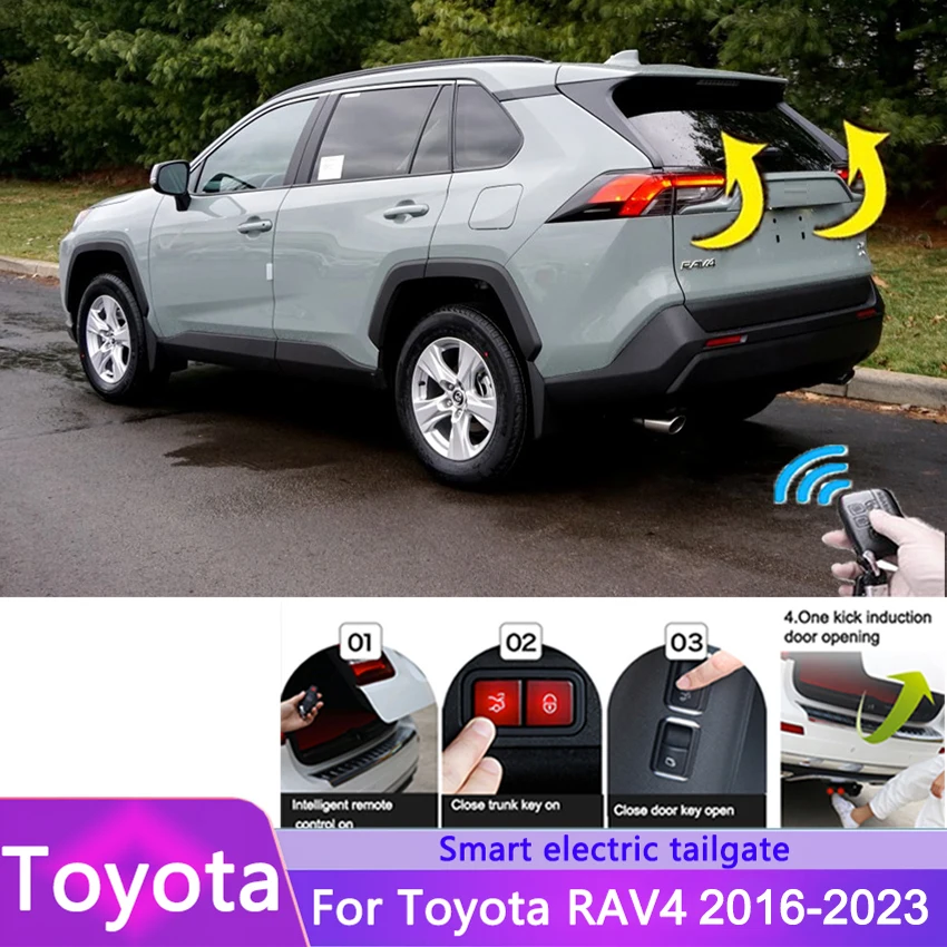 Portellone elettrico per Toyota RAV4 2016-2023 Power Trunk Lift portello elettrico portellone posteriore Auto porta posteriore scatola di coda