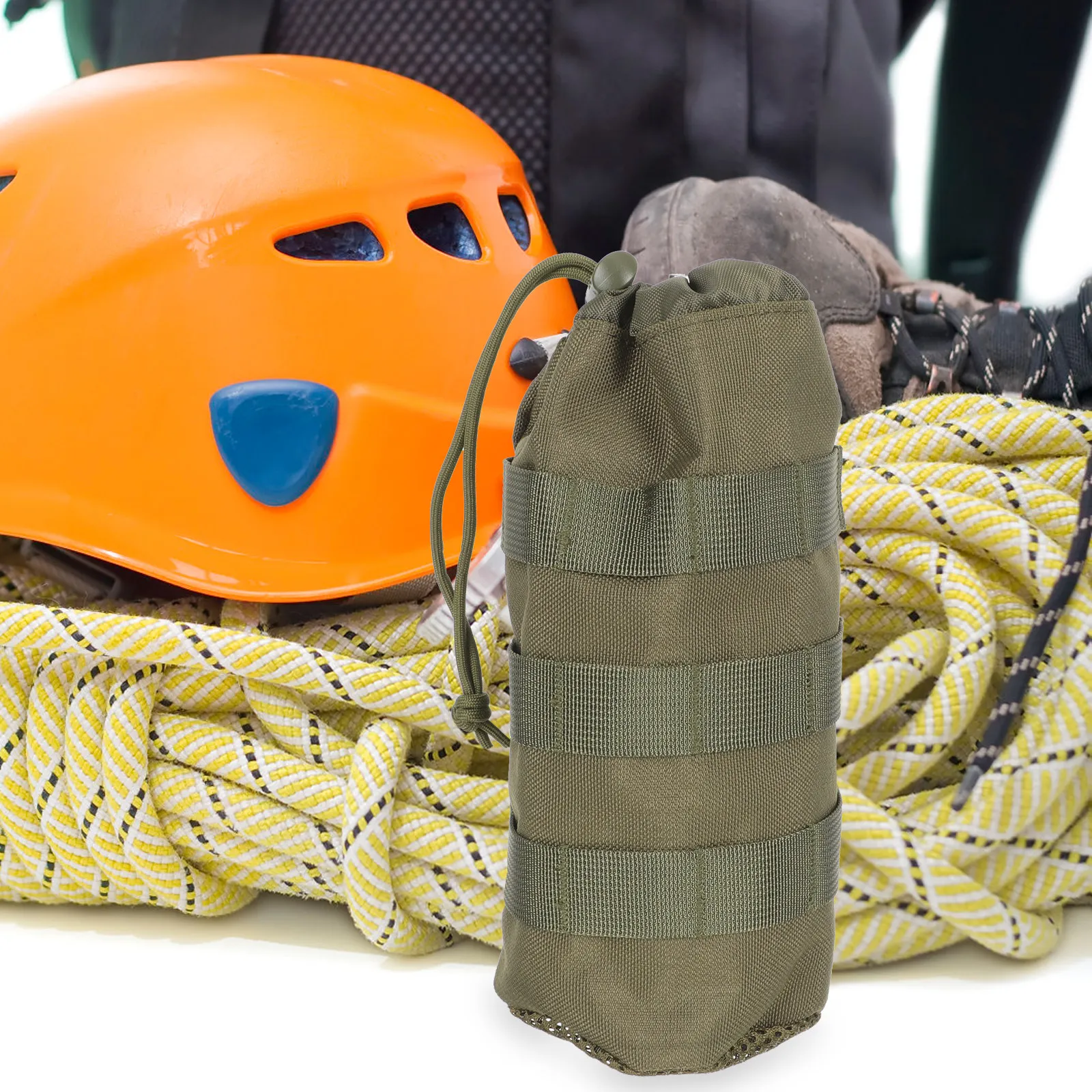Bolsa Ligera para Botella de Agua para Mochila, Aventuras al Aire Libre, Campamento, Senderismo, Viajes, Montañismo, Bolsa Portabotellas