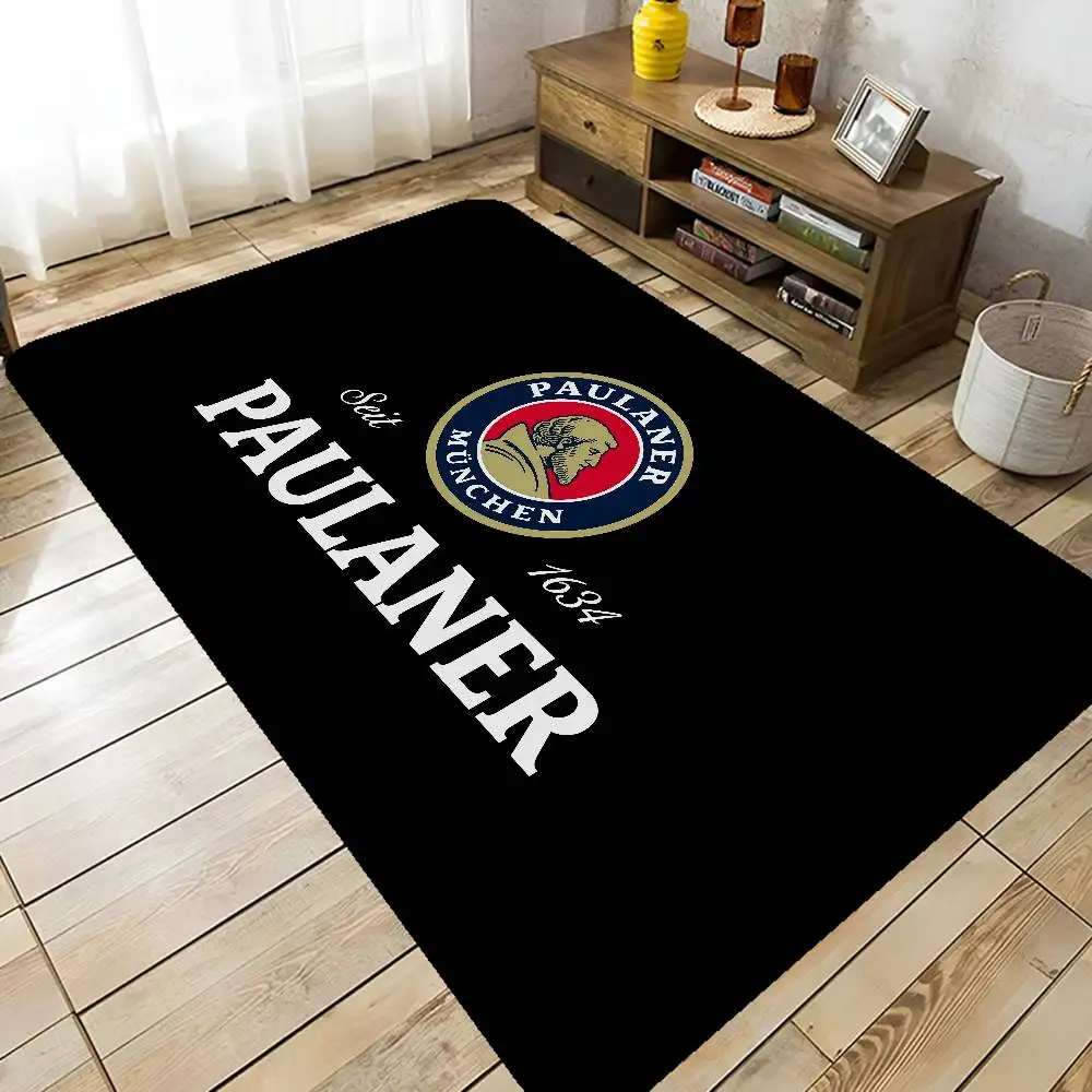 Paulaner logo Door Mat Washable Non-Slip Living Room Sofa Chairs Area Mat Kitchen Bedside Area Rugs
