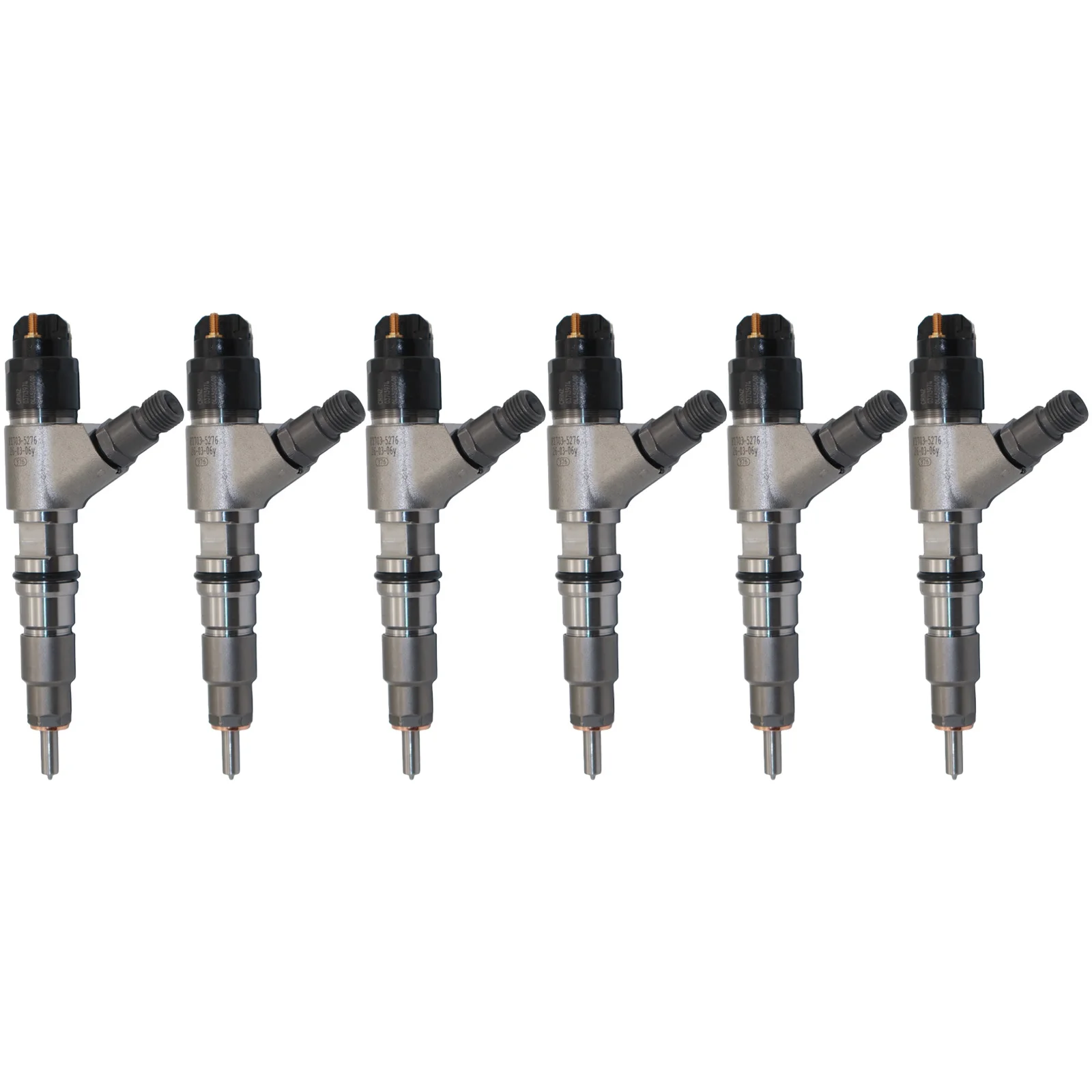 6PCS Common Rail Fuel Injector 0445120399 0445120518 FIB1635HQ For Caterpillar CAT AP500F AP555F Asphalt Pavers