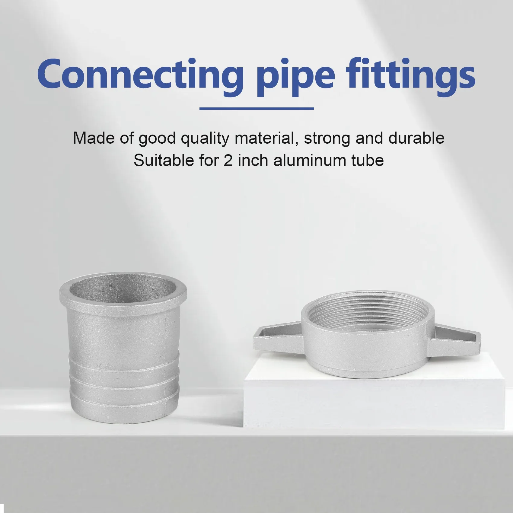 

AASS-фитинги для водяных насосов, 2-дюймовый соединительный ключ для алюминиевых труб с резиновой прокладкой, соединительный фитинг для насоса