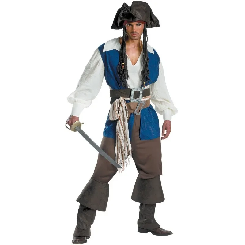 Role-playing Clothes European and American Halloween Game Uniform [Caribbean Pirate Captain] Sailor Cosplay