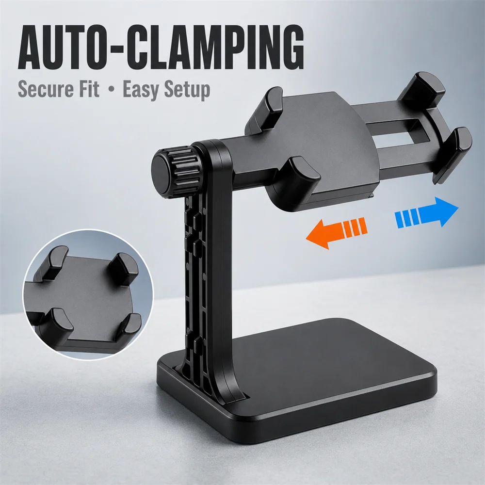Universal Smart Watch Stand Holder Charging Dock Compatible with Multiple Models Adhesive Retractable Stand Storage Included image 3