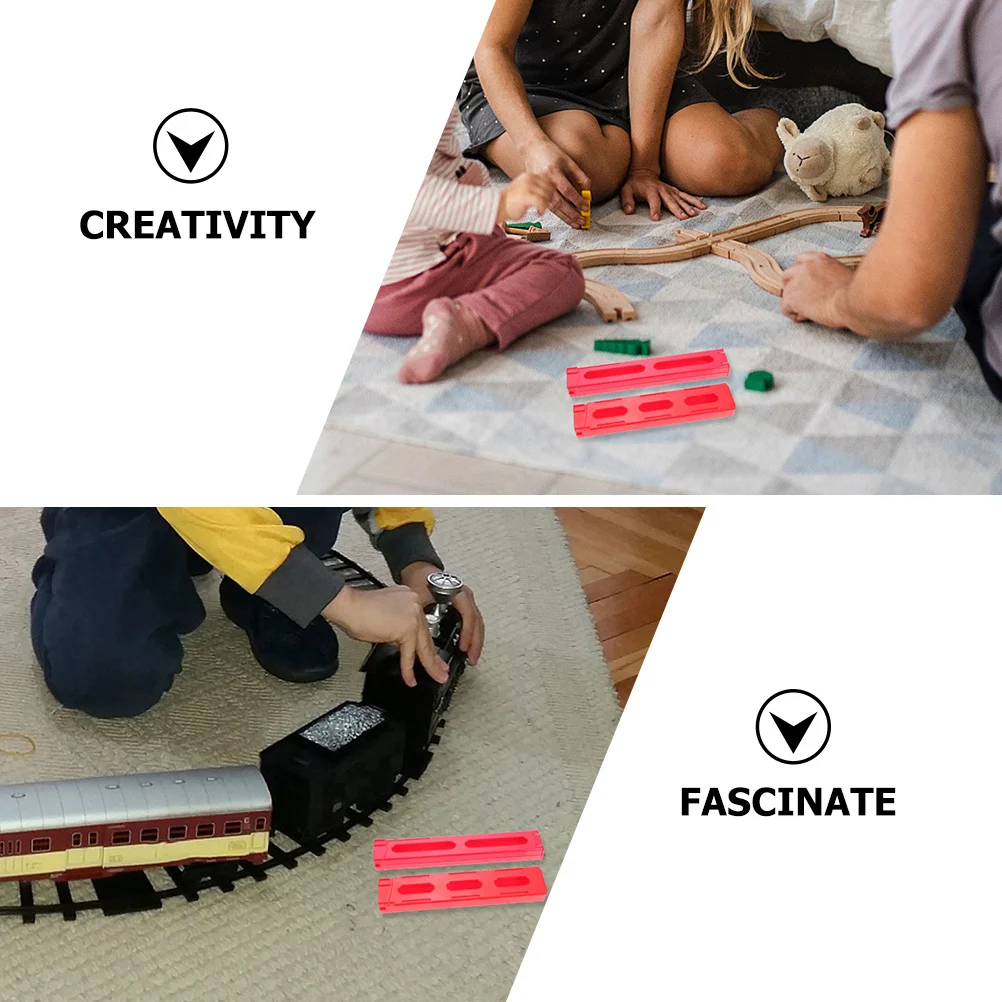 3 قطعة مقاطع قطار الدومينو تصميم سلس خالي من لدغ لوضع الدومينو التلقائي على المدى الطويل استخدام للأطفال مجموعة بناء وقت اللعب #3