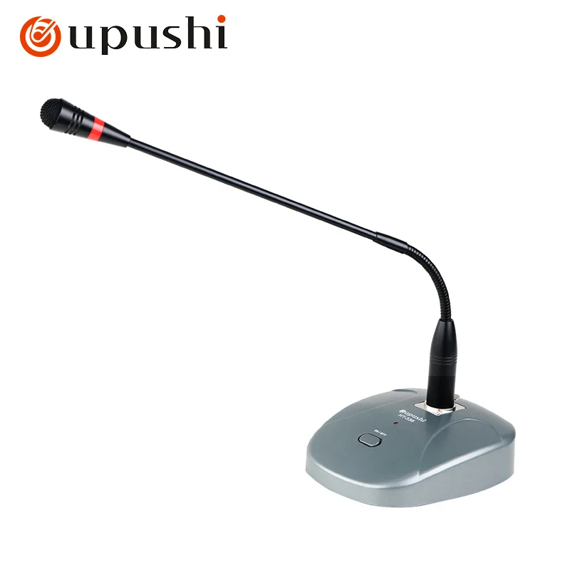 Oupushi microphone HT-33B prompt tone broadcast wired shouting gooseneck conference desktop microphone