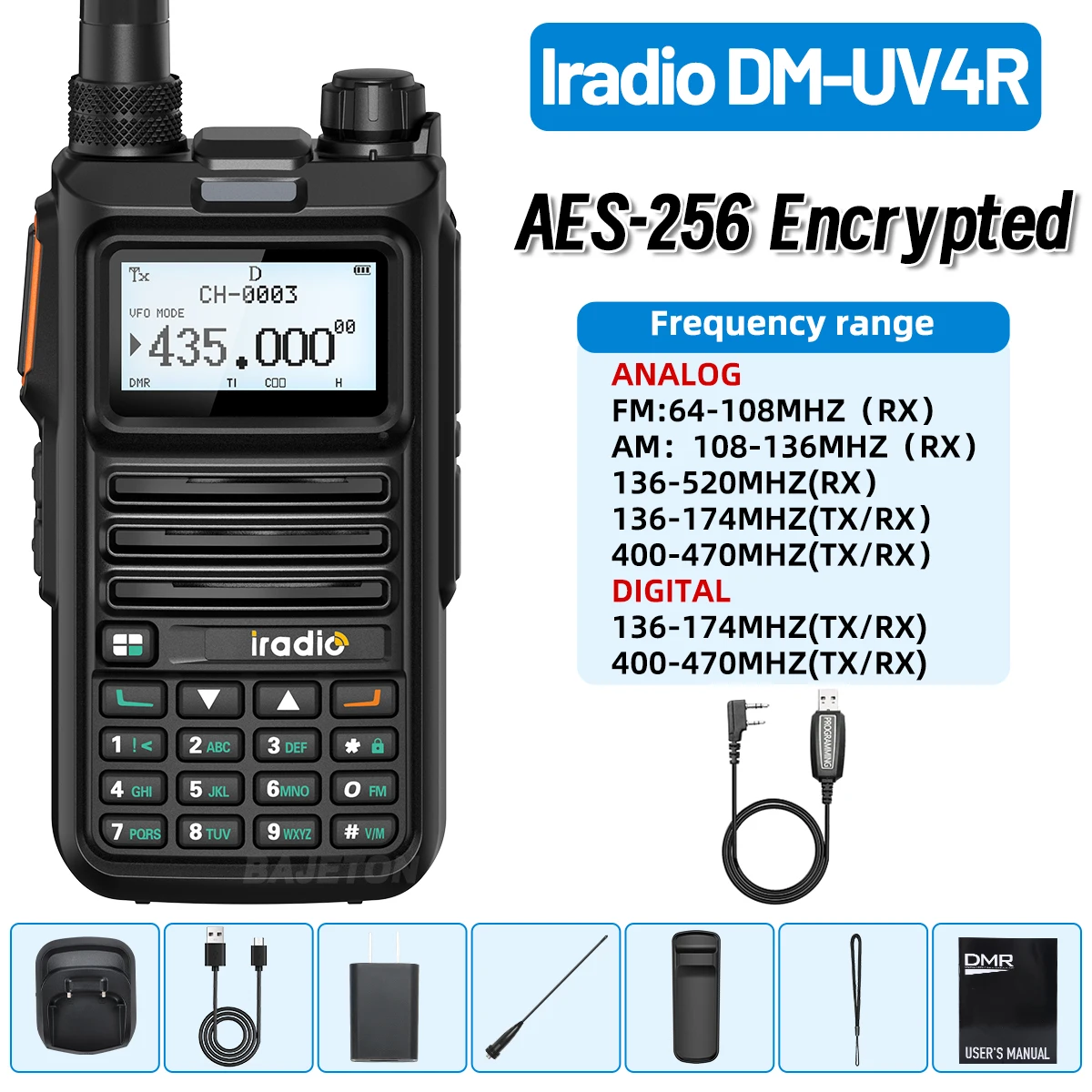 Iradio R-5000 DMRデジタル無線機 5W 美品 フルセット S2ba8f158356045a597a7aec09c72a