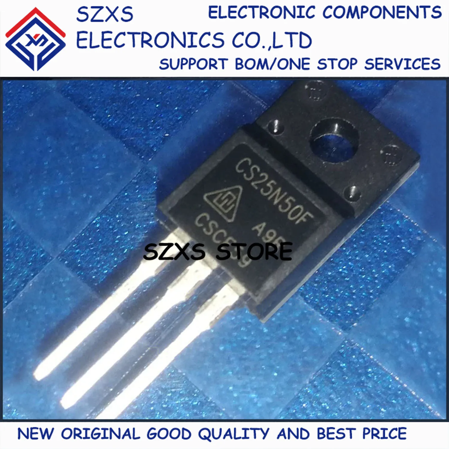 New Original 10Pcs CS25N50F CS25N50FA9R-G TO-220F 500V 25A MOSFET Field-effect Transistor In Stock Good Quality