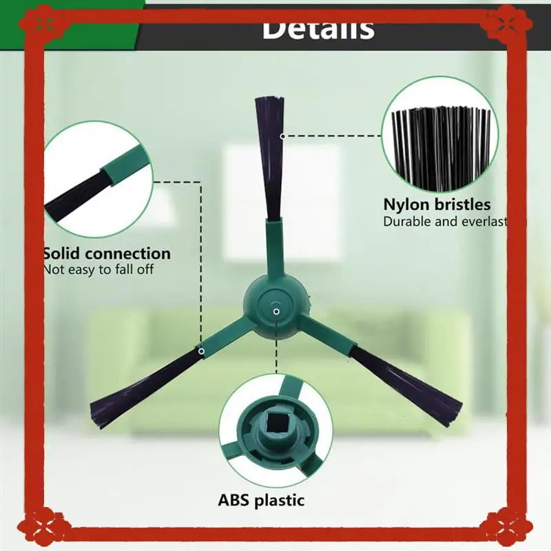 تسليم خلال 24 ساعة لفرشاة Irobot Roomba Edge-Sweeping Side للموديلات 705/505 405/205 105/مكنسة السلسلة الأساسية