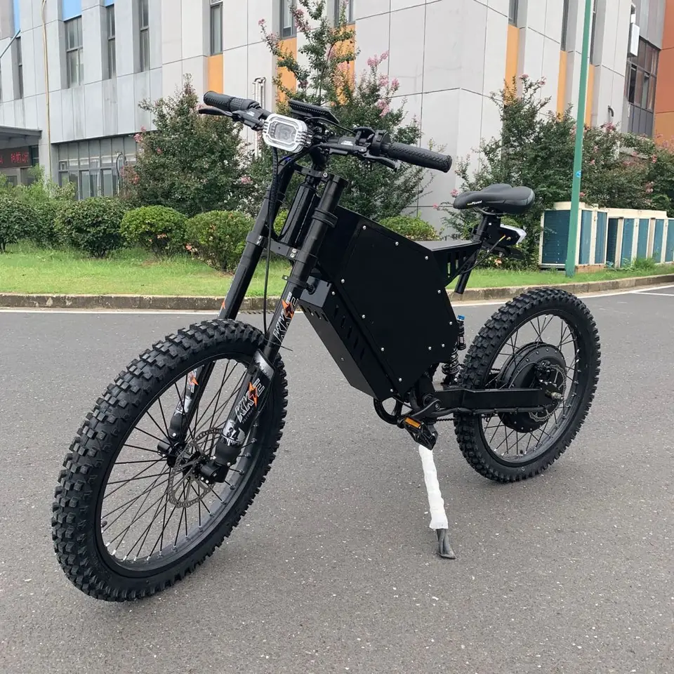 Modification Adult Full Suspension Enduro Electric Mountain Bike with 3000W-8000W Power Single Speed Lithium Battery & Smart Con image 6