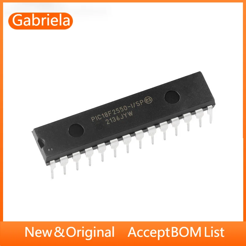 PIC18F2550-I/SP PDIP-28 SMD IC Chip High Performance Enhanced Flash USB Microcontroller