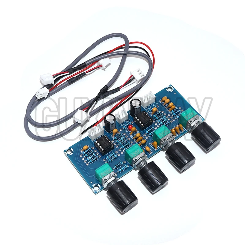 XH-A901 NE5532 Tone Board Preamp Pre-Amp With Treble Bass Volume Adjustment Pre-Amplifier Tone Controller For Amplifier Board