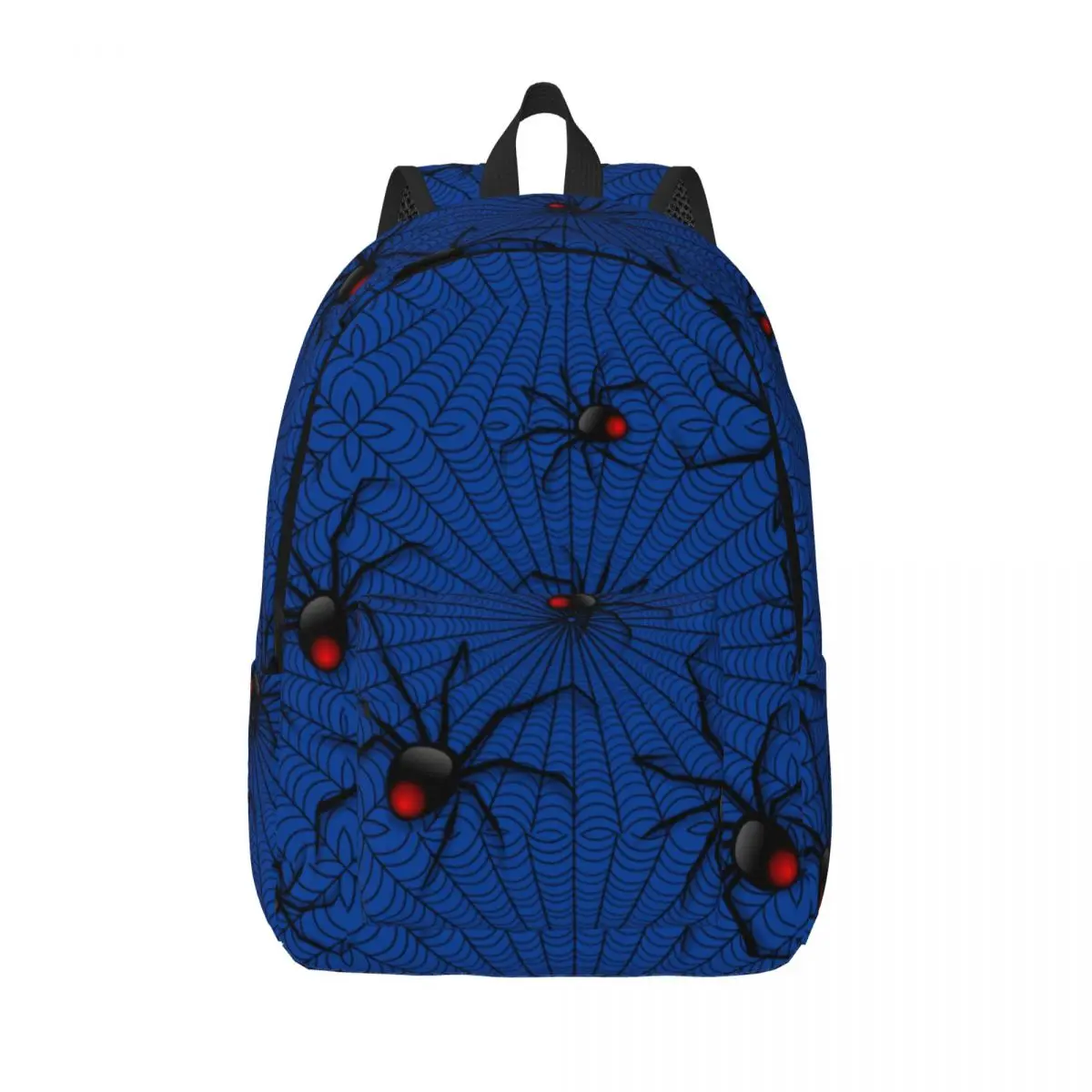 Evil Black Widow Scary Spider Web Cool Backpack Sports High School Business Daypack for Men Women Laptop Computer Canvas Bags