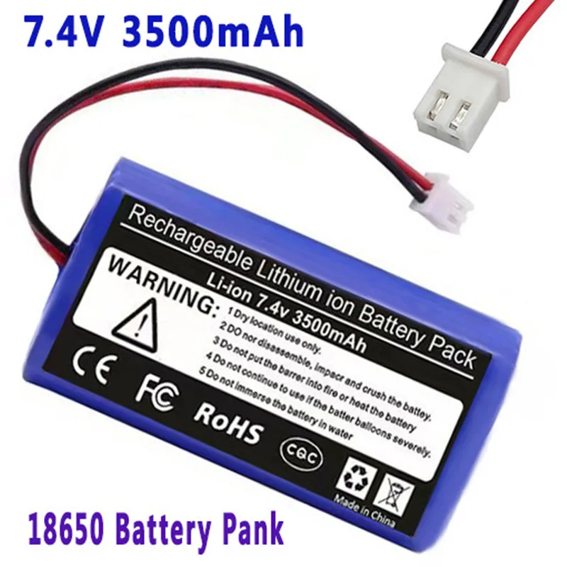 Brand new. 2s1p. Rechargeable Lithium Battery Amplifier,7.4 V, 3500 MAH, Power toy Accessories, LED Lights. Security Equipment