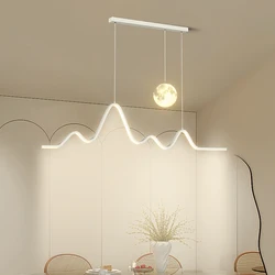 Black/White Modern Led Pendant Lights for dining room kitchen Home decoration AC110-220V led Pendant Lamp Hanging light fixture