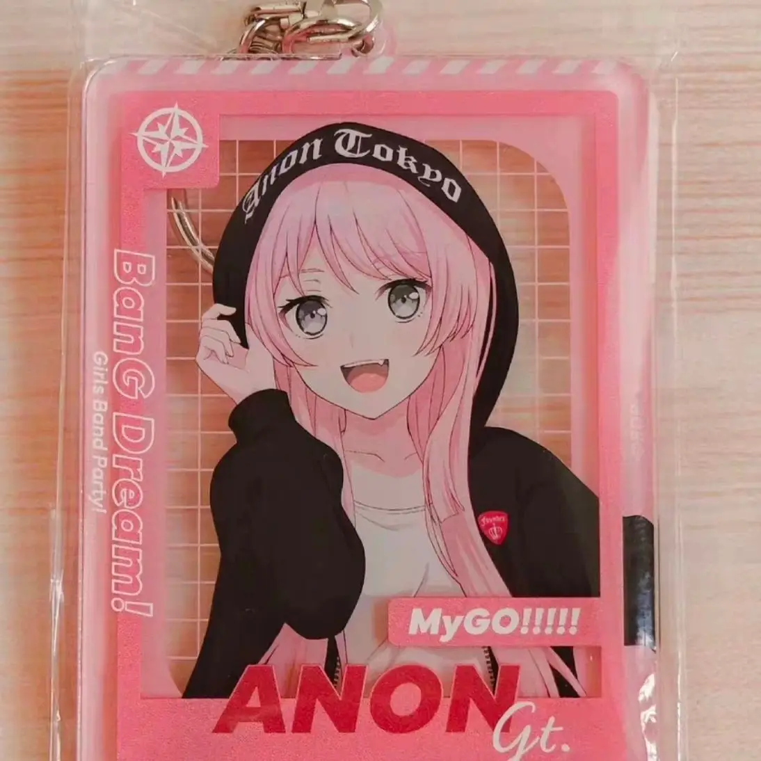 بانج دريم أنون شيهايا قلادة سلاسل المفاتيح الكرتون أنيمي قلادة كيرينغ مجوهرات الديكور ظهره الملحقات