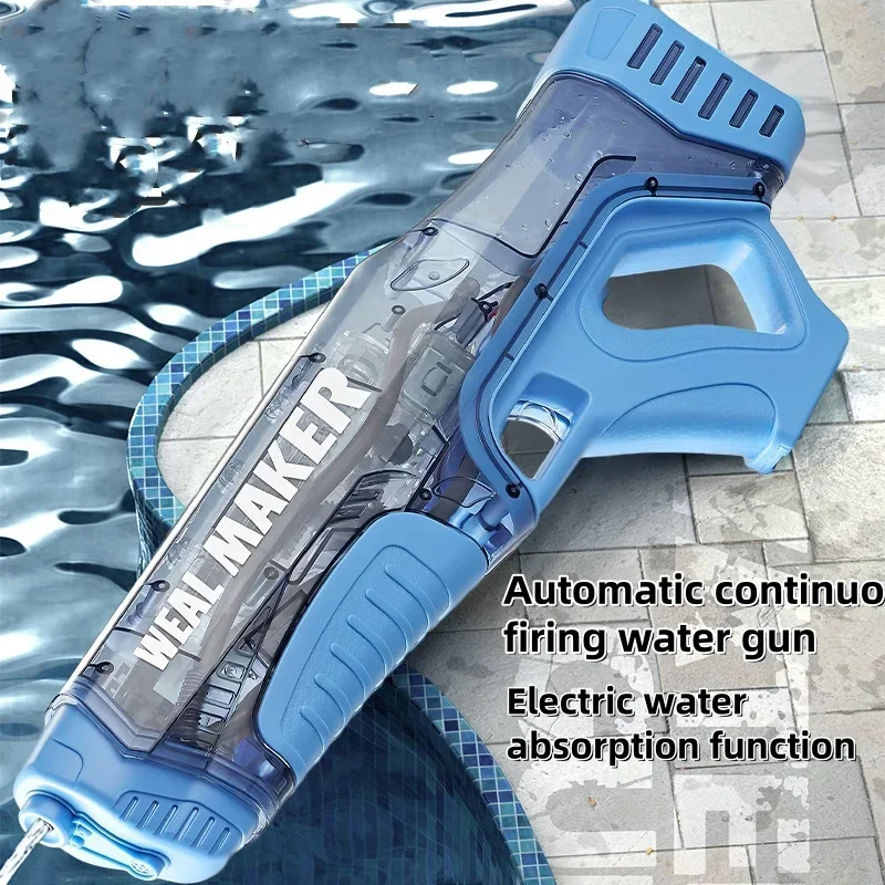 Fully Automatic Water Gun Toys Big Capacity High Pressure Water Blaster Soaker Guns Outdoor Summer Pool Toys For Boy Kids Gifts