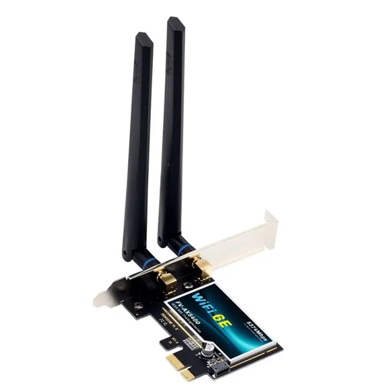 

ABFM-AX210 Wifi 6E Wireless Network Card 2.4G/5G/6Ghz 5374Mbps For Pcie Wifi Card For PC AX5400 Bluetooth 5.3 Wifi Adapter