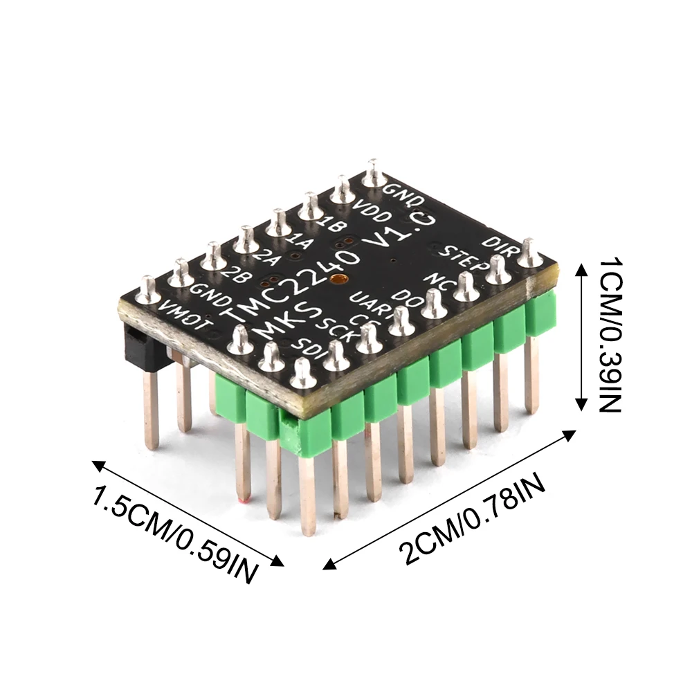 TMC2209 TMC2240 3D Printer Stepper Motor Driver TMC 2209 2240 Stepping Engine CNC Shield Driver Heatsink for nema 17