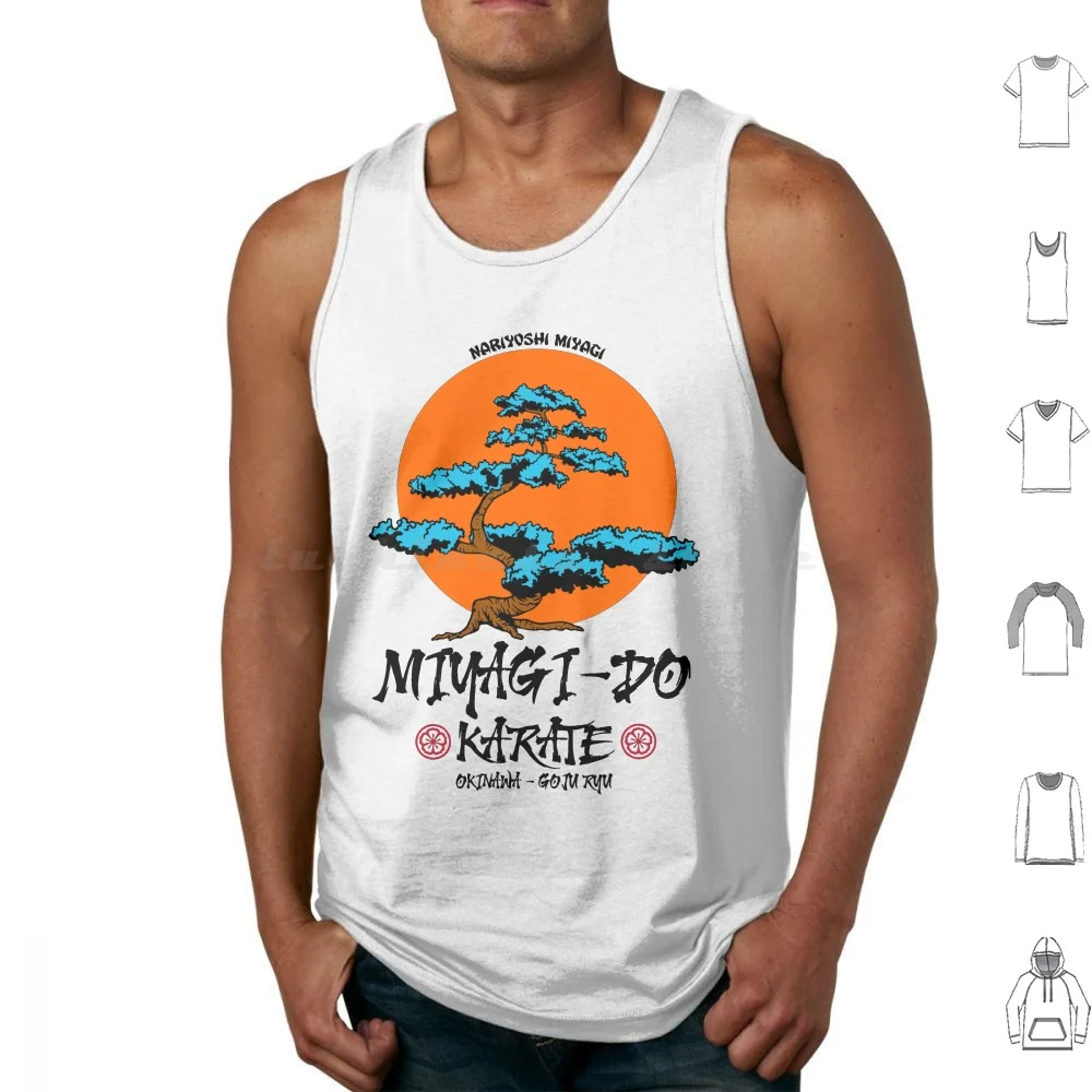Miyagi-Do Karate Tank Tops Print Cotton Karate Kid Kai Daniel San Okinawa Japan Dojo Karate Art Martial Goju Ryu