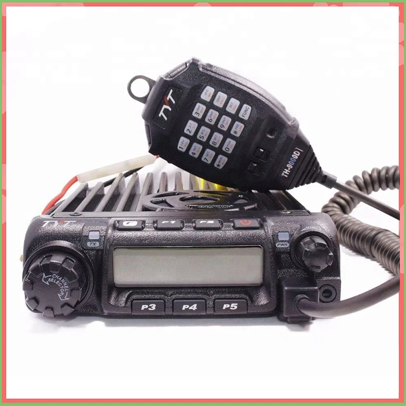 TYT TH-9000D Plus Car Mobile Radio Station 136-174MHz or 400-490MHz or 220-260MHz VHFUHF 60W 45W Transceiver 200CH High Capacity