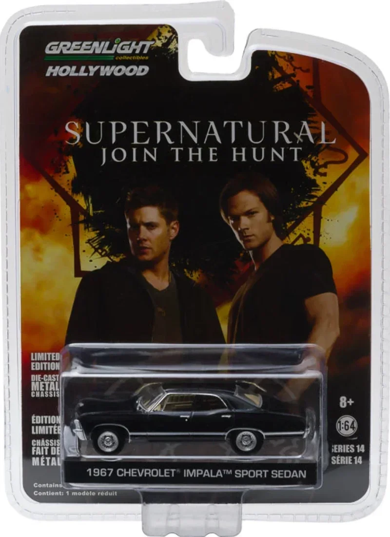 Model1:64 Supernatural 1967 Chevrolet Impala Ford Jeep Diecast Metal Alloy Model Car Toys For Childrens Gift Collection