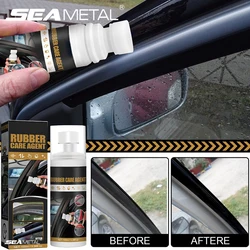 SEAMETAL 100ml Car Rubber Curing Agent Rubber Renovator Care Spray Liquid Wax Polish Care Agent Car Cleaner Maintenance Supplies