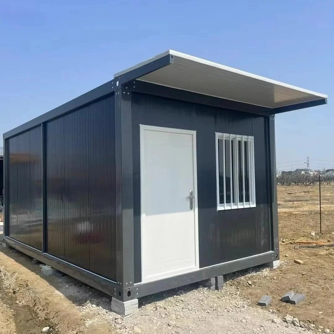 Casa contenedor integrada, prefabricada, modular y portátil con paneles de mezzanine