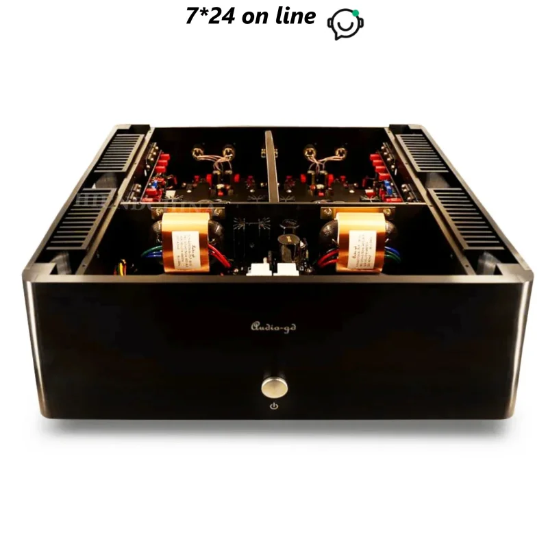 Audio-GD Master-3A 90 W per canale @ 8 Ohm, 360 W @ 2 Ohm Uscita massima Bilanciata Amplificatore di potenza CAST CAST e XLR bilanciato
